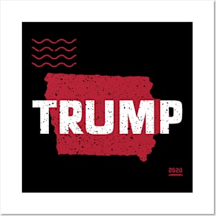 Trump Iowa 2020 - Red Wave, Red State Posters and Art